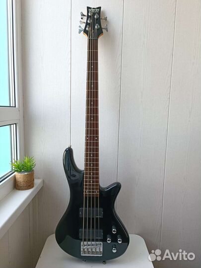 Бас гитара Schecter Deluxe-5 (актив, новая)