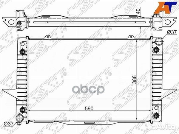 Радиатор Volvo 850 91-97 / S70 97-00 / V70 97-0