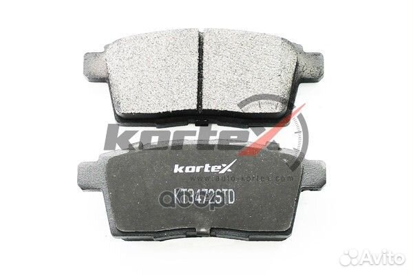 Колодки тормозные дисковые зад KT3472STD kortex