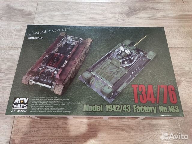 AFV club 35S57 Танк T-34/76 + траки 1/35