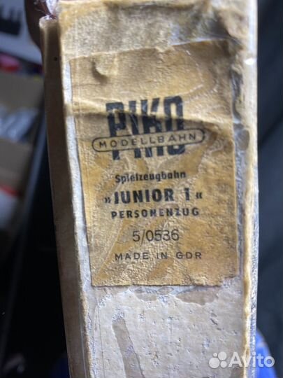 Набор железная дорога piko junior