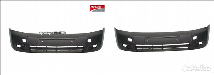 Передний бампер Transit Connect