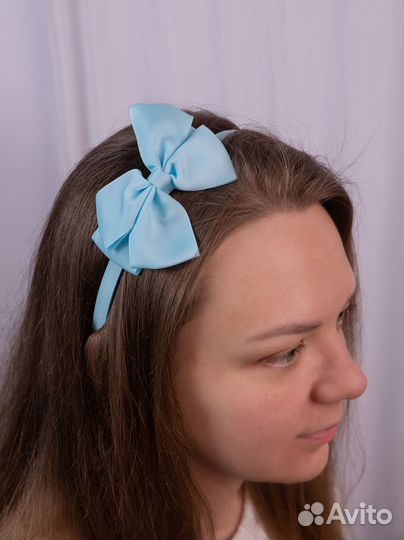 Ободок с бантом