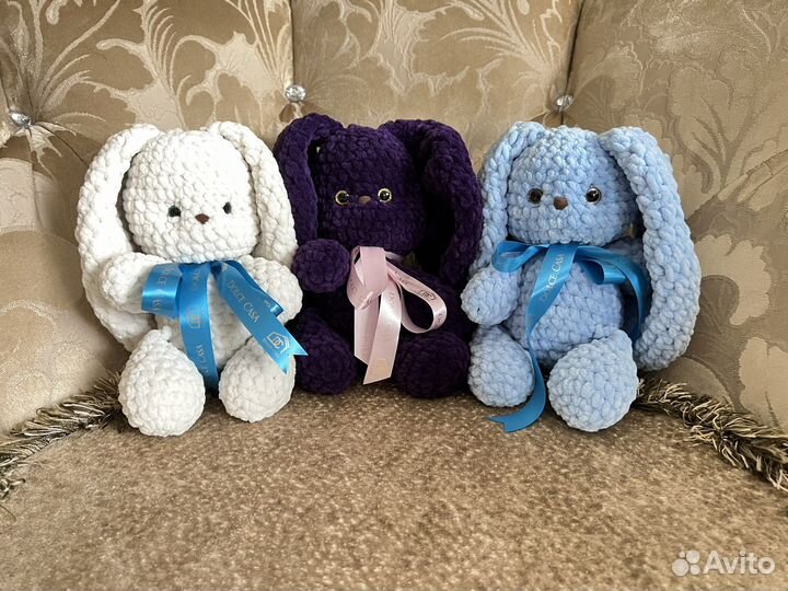 Игрушка :Зайка вязаный -ручная работа