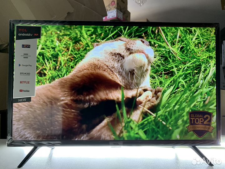 Premium телевизор 32 HDR10,300 Гц,Android(новый)