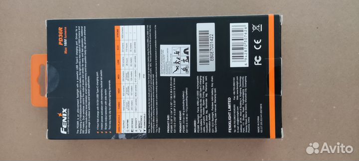 Фонарь Fenix PD36R новый