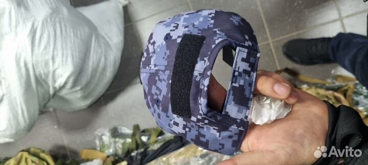 Бейсболка синяя точка