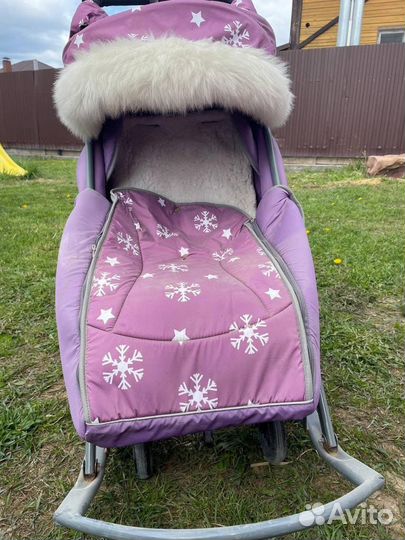 Коляска санки