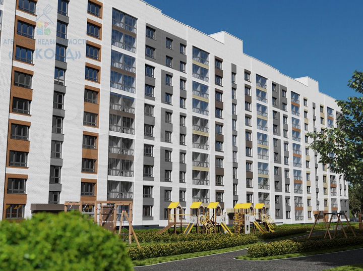2-к. квартира, 33,8 м², 6/10 эт.