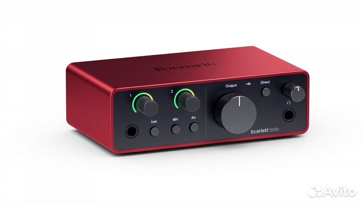 Звуковая карта focusrite Scarlett Solo 4th Gen