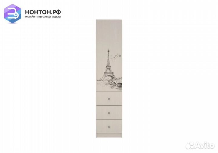 Пенал комбинированный Мийа-3А шк-004 ясень шимо св