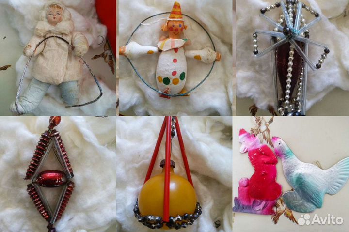 Елочные игрушки СССР