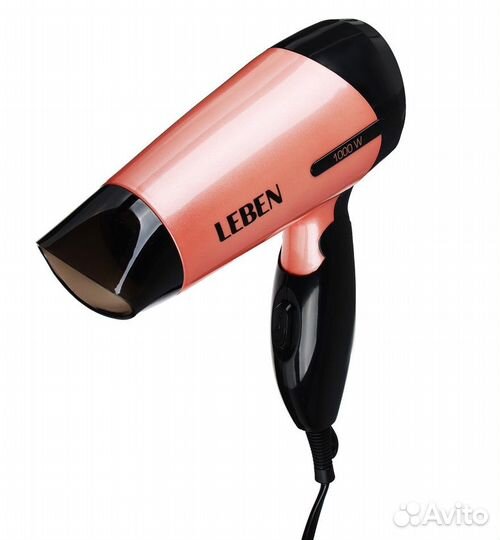 Новый фен складной, дорожный, 1000 Вт