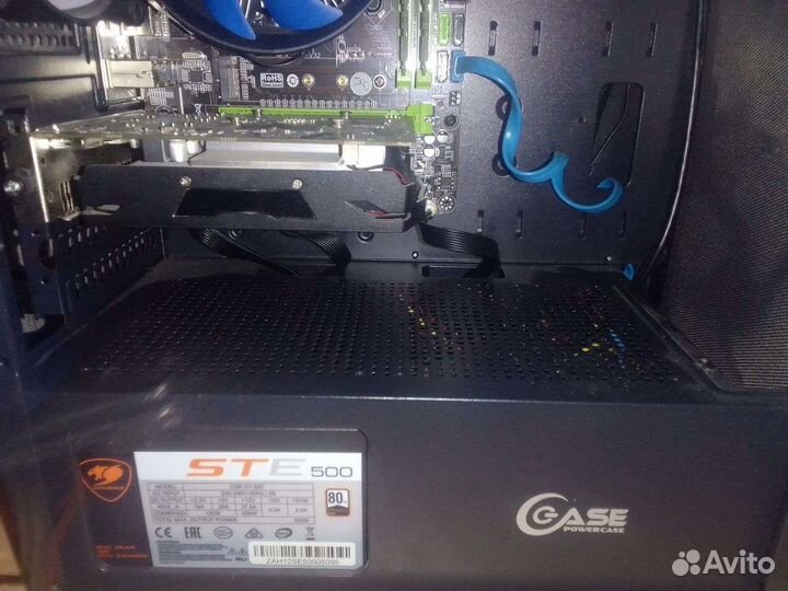 Игровой блок Intel Xeon E5-2420/8 гб/SSD/RX 550