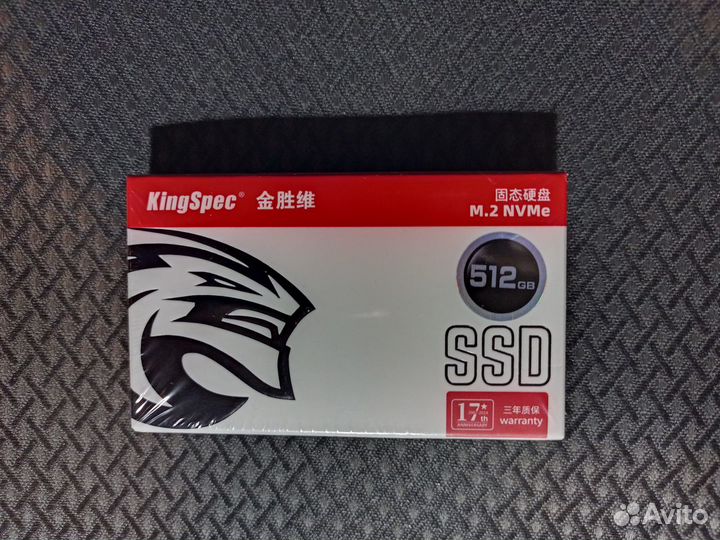 Игровой SSD M.2 NVMe 512Gb KingSpec XG-7000 2242