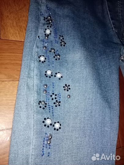 Свитер джинсы для девочки 92-98