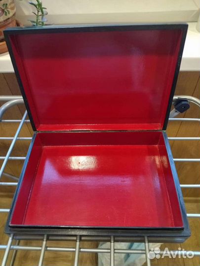 Шкатулка СССР. Федоскино. Антиквариат