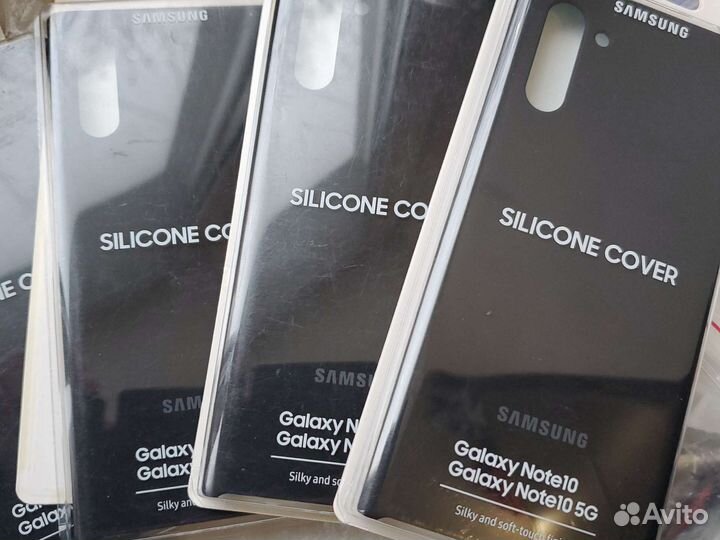 Новые чехлы накладки samsung note 10