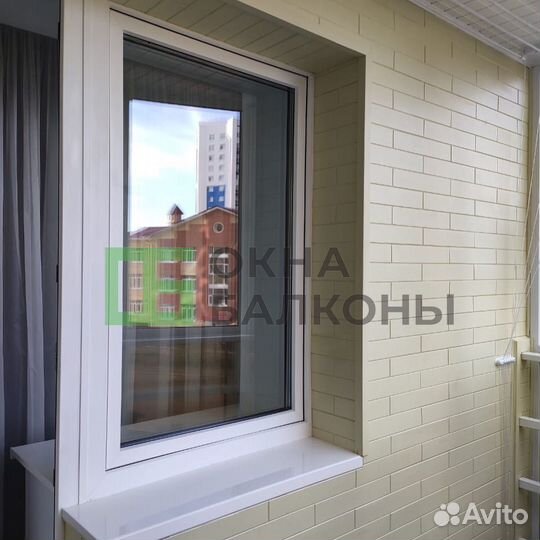 Остекление балконов. Окна пвх