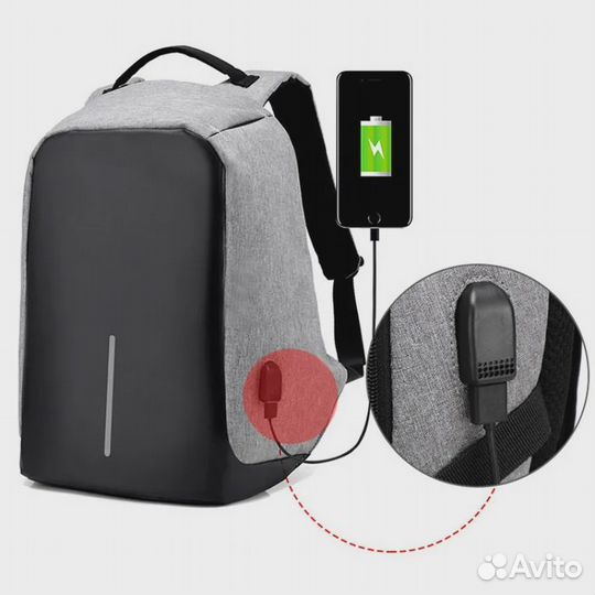 Рюкзак школьный с USB, для девочек и мальчиков, се