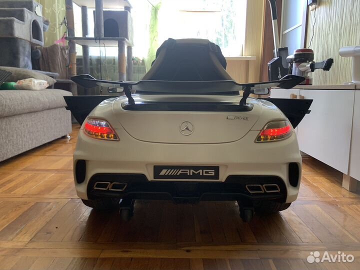 Детский электромобиль электрокар mercedes amg б/у