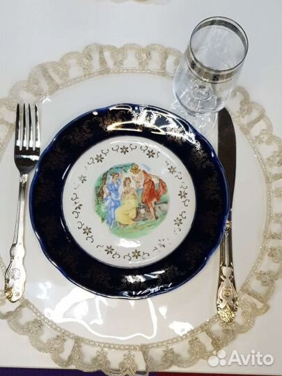 Сервировочные салфетки на стол под тарелки набор