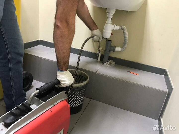 Прочистка канализации, устранение засора любой сло