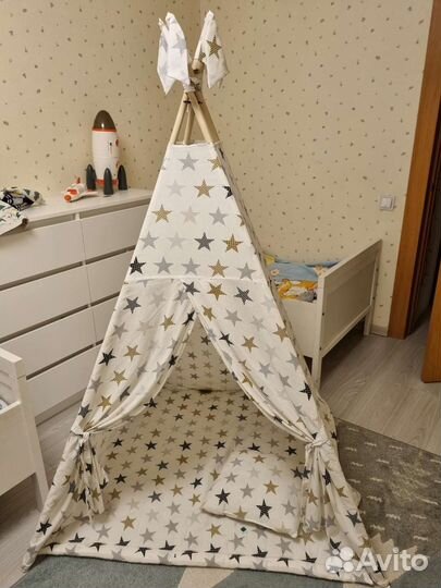 Детский домик вигвам бу