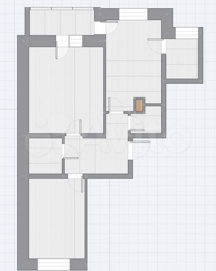 2-к. квартира, 64 м², 7/10 эт.
