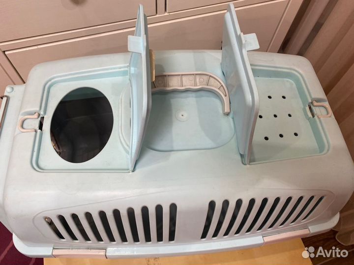 Клетка переноска для кошек и мелких пород собак