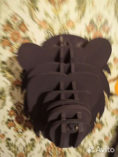 Настенное украшение голова медведя