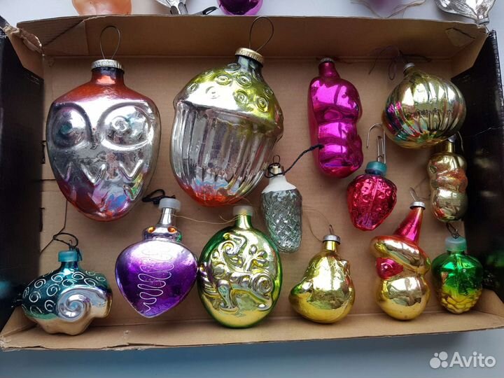 Елочные игрушки СССР