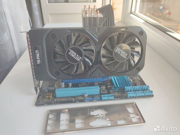 Видеокарта gtx 1050ti + процессор + оператива 16гб