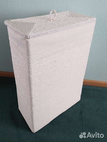 Корзина для белья и хранения, белая