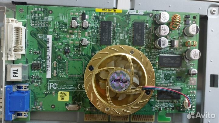 Видеокарта AGP 128 Mb, PCI-E 256 Mb, PCI-E 64mb