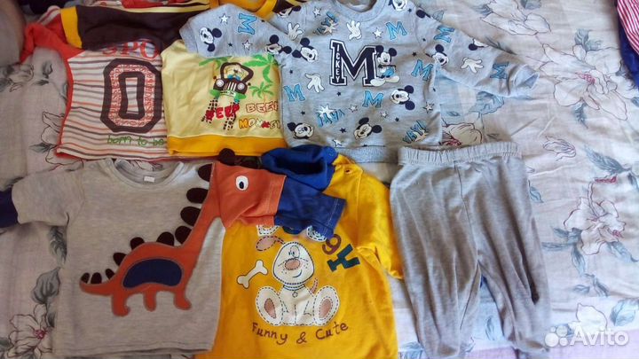 3 пакета вещей для мальчика от 0-1 года