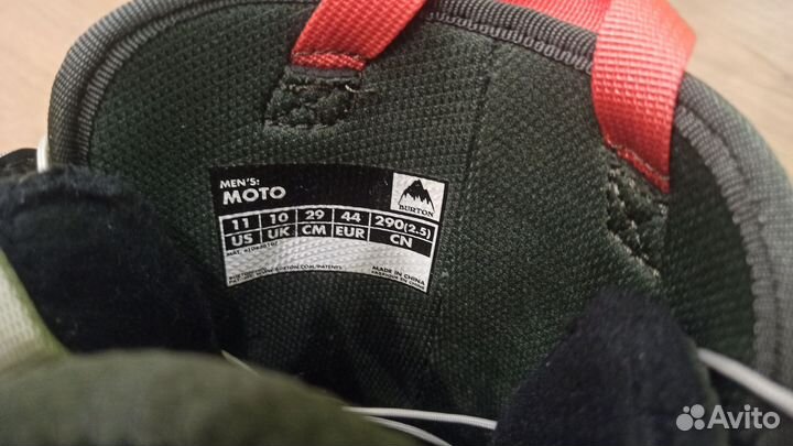 Сноубордические ботинки Burton Moto 44 EUR / 11 US