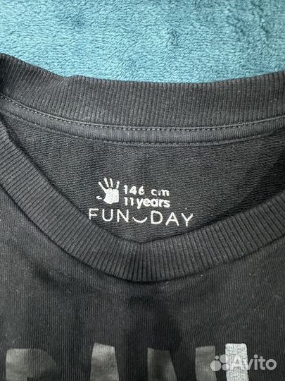 Свитшот fun day, 146 см