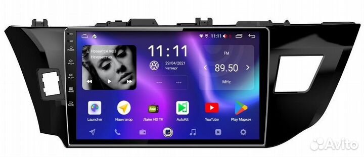 Магнитола toyota corolla 2013+