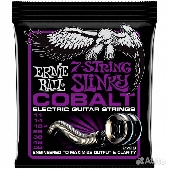 Струны для электрогитары Ernie Ball 2729 Cobalt Po