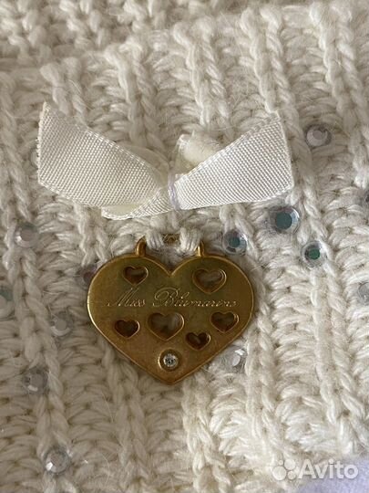 Шапка детская miss blumarine белая