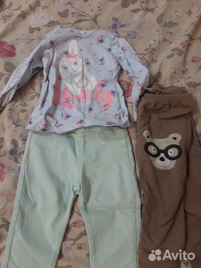 Вещи пакетом на девочку 92 98