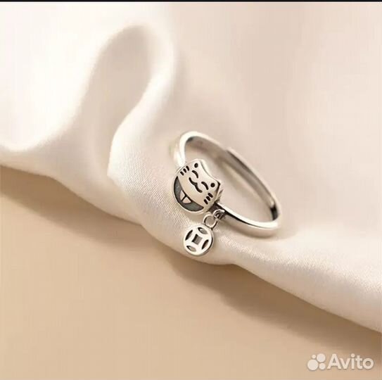 Кольцо серебряное