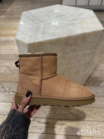 Ugg классические мини рыжые без платформы