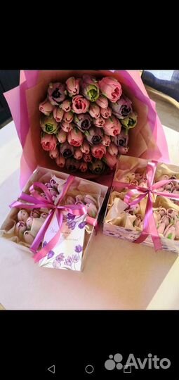 Зефирные цветы