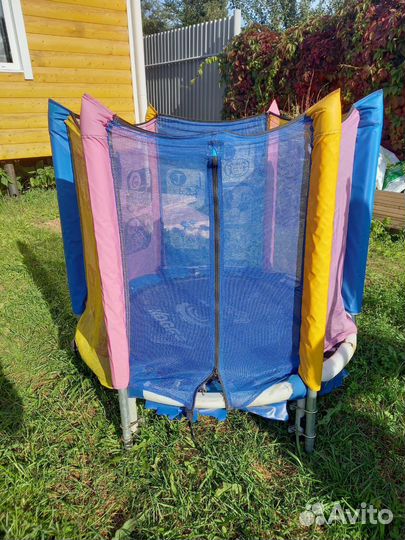 Детский батут с сеткой 104 см