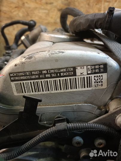 Двигатель AXZ Volkswagen Passat B6 3.2