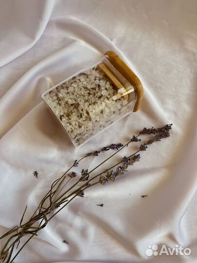 Набор свеча+соль для ванны