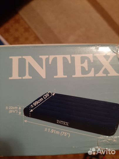 Надувной матрас с насосом