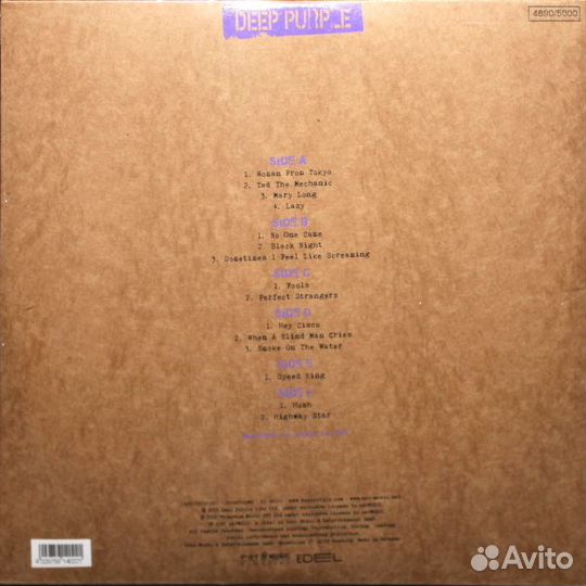 Виниловая пластинка Deep Purple - Deep Purple-Live